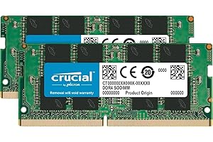 SIQUELL Crucial RAM CT2K16G4SFD824A - Kit di memoria DDR4 da 2400 MHz CL17, 32 GB (2 x 16 GB)