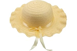 Widdle Springtime Easter Novelty Dress up - Yellow Bonnet Summer Hat with Ribbon