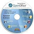 Open Office Spezial-Edition für Windows 11-10-8-7-Vista-XP | PC-Software mit 15.000 Vorlagen, 1.000 Schriften und PDF Handbuc