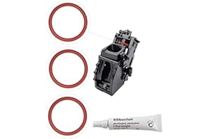 BREMERLUFT Lot de 3 joints toriques + 6 g de graisse en silicone compatibles avec Philips Saeco Miele Bosch Gaggia Tchibo Unold Solis Spidem Satrap TurMix König Rotel - Unité de percolation - Piston de pression