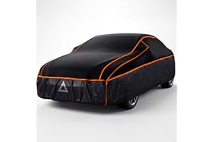 Upgrade4cars Bâche de Protection Voiture Exterieur Anti-Grêle | Housse Auto Universelle pour Été et Hiver | Bache Extérieur Voiture - XXL (571 * 196 * 119 cm)
