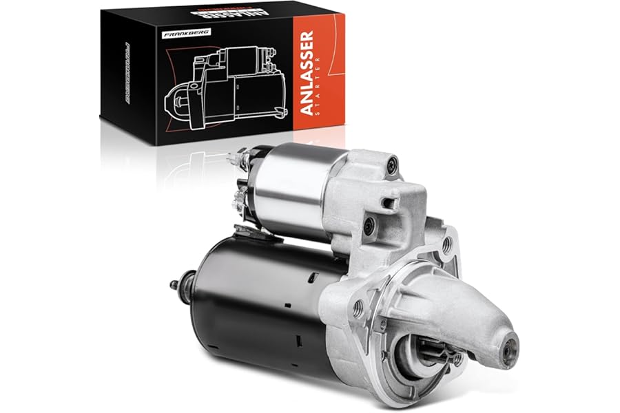 Frankberg Anlasser Compatible with B-Max JK 2012-2024 Fiesta IV JA JB 1995-2017 Focus II D_ FCH FFS Focus III 1.6L 2004-2024 2 DY 2003-2007 Replace# 1011331