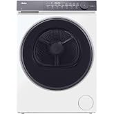 Haier Dryer Heat Pump 22 lbs White, X 7 [HD100-C367AU1-S] | 14 Programs, Inverter Motor, Steam Function, WiFi App hOn, Anti-w