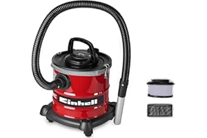 Einhell Aspirateur à Cendres TC-AV 2032 DW (850 W, capacité d’asp. 175 mbar, cuve 20 l, Filtre à Plis, préfiltre poussières Fines, Fonction de soufflage, Flexible de 1,2 m, câble de 2 m)