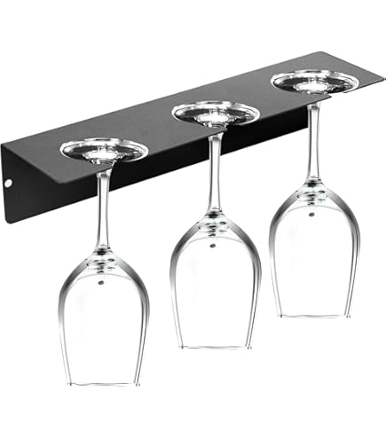 Weingläserregal Edelstahl - Unterschrank Halterung Für Stielgläser Ohne Bohren