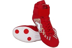 LIADDKV Children's Boxing Shoes High Top Training Wrestling Shoes Long Boots Boxing Shoes Competition Training Baby Sole Shoes
