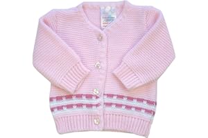 Babyprem Premature Early Baby Clothes Girls Knitted V-Neck Long Sleeve Cardigan