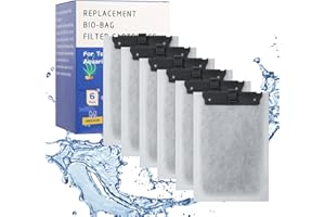 Gufastoe 6 filtri di ricambio con carbone attivo e zeolite per filtri Tetra EasyCrystal 250 e EasyCrystal FilterBox 300