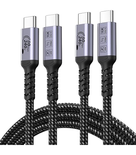 2 In 1 Out USB C KVM Switcher 40Gbps - 8K 60Hz Bi-directioneel - Voor Laptop, Tablet & Smartphone