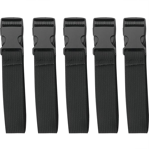 ZCZQC 10pcs MOLLE Clip Strap Management - Web Dominator For 1 Inch Webbing Tactical Bags