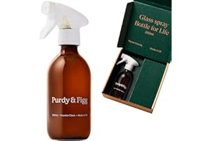 Purdy & Figg | Counter Clean Bottle for Life | 300ml Refillable Spray Bottle | Adjustable Trigger | Sustainable & Reusable | Cleaning Solutions | Easy Mix & Use for All Surfaces
