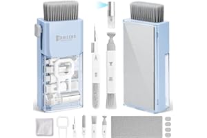 Ordilend Tutto in Uno Kit Pulizia Tastiera pc Computer Laptop Spazzola Pulisci Schermo per Tablet Auricolari Bluetooth Smartphone Earbuds Headphones Fotocamera con brevetto
