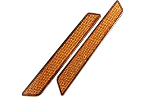 REBACKER Motorrad-Reflektoren, Satteltaschen-Abdeckung, passend für Harley Touring Street Glide Electra Glide Road Glide Road Glide Road King Ultra Limited 2014–2020, Orange