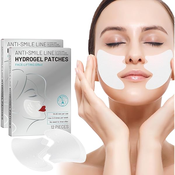 Nasolabialfalten-Patches Mit Retinol & Hyaluronsäure – 10 Stück Anti-Falten-Pflaster Für Glattere Haut