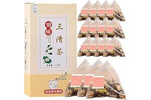 TECKEY Detox Tea, leber entgiften, Liver Detox Tea, 15 Beutel Everyday Nourishing Liver Tea, Organic Chinese Liver Cleanse Tea, Tian Tian Qing Da Cha Liver Tea, Liver Support Tea Bag for Everyday