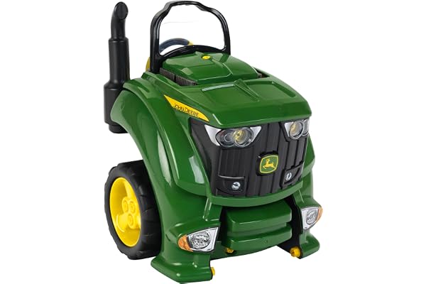 Theo Klein 3916 John Deere traktormotor | Traktorkopia i 56 delar med många funktioner att skruva och meka med