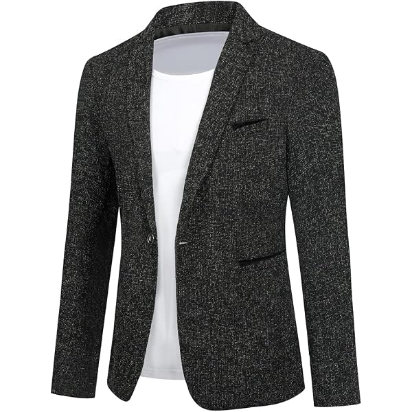 Veste Jean Homme Blazer Denim Casual Loose - Costume Affaires Cowboy Grande Taille