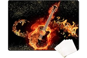 ZXHH Tappeto Batteria Tappeto per Batteria Tappetino Insonorizzato per Rullante per Grancassa E Altri Tappetini per Strumenti Musicali,Tappeti Rettangolari Antiscivolo con Velcro (Addensare)