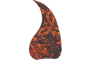 SUNGOOYUE Maskownica do Gitary Pcv, Osłona Gitary Samoprzylepna w Kształcie Przecinka Pcv Dekoracyjne Akcesoria do Gitary Akustycznej dla Gitarzysty