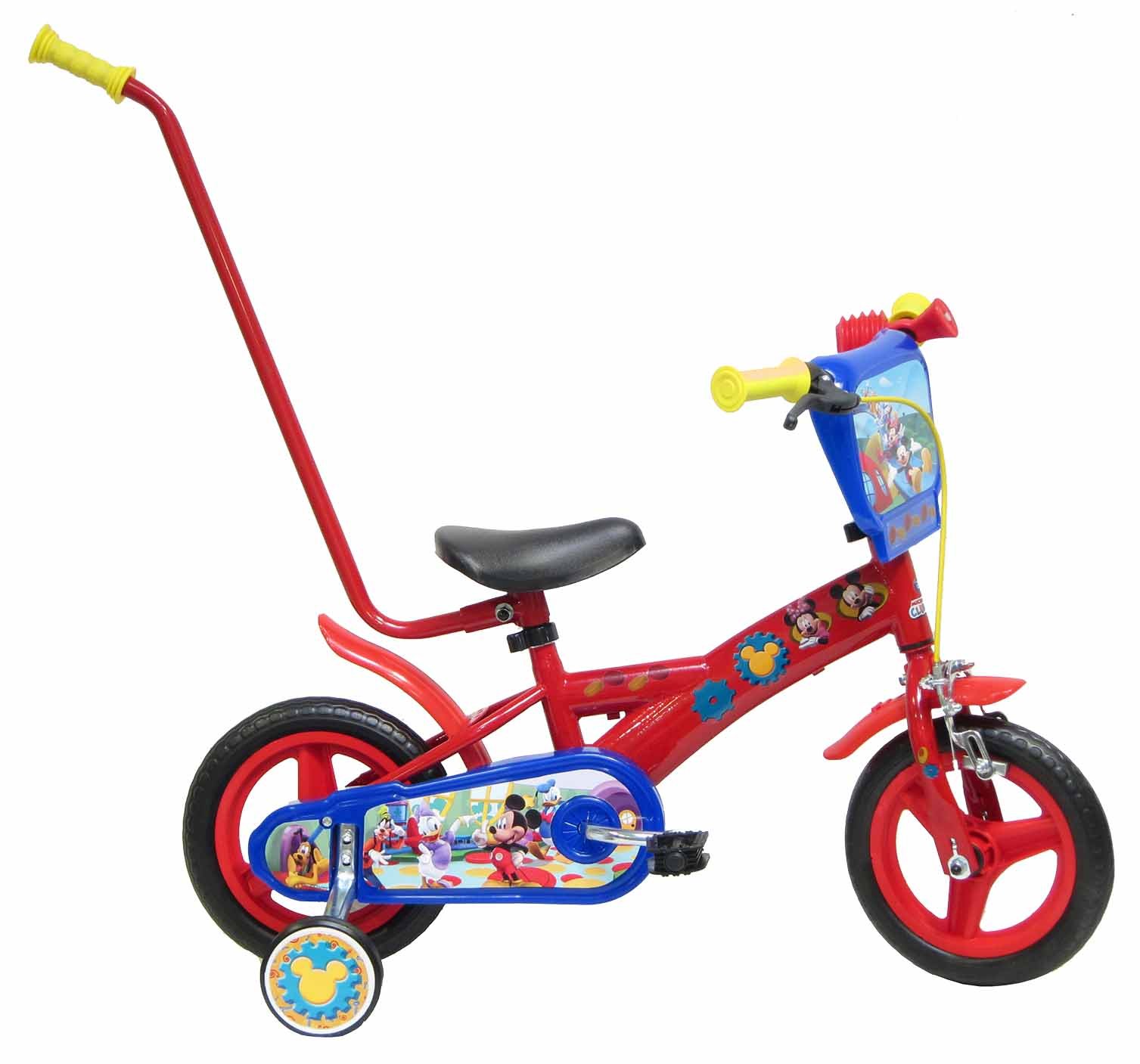 €87.11 Disney 13348 - Mickey Mouse Bicicletta con Canna, 10 Pollici -  bikewebshop.it