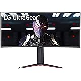 LG 34GN850 UltraGear Gaming Monitor 34" QuadHD UltraWide Curvo 21:9 LED NanoIPS 1ms HDR 400, 3440x1440, G-Sync…