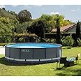 Intex 26322UK Ultra Frame Pool Set, Grey/blue, 16 ft x 48-Inch