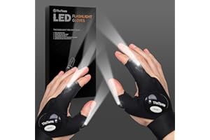 ‎THXTOMS ThxToms Geschenke für Männer,LED Handschuhe mit Licht,Geschenke für Männer Weihnachten,Angelzubehör,Geschenk für Angler, Angler,Gadgets angelzubehör Geschenk
