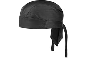 Lipodo Bandana en Cuir Homme - de Pirate Moto Foulard Printemps-été