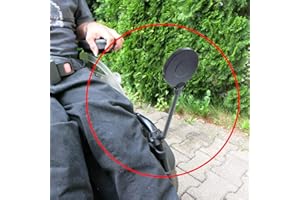 foto-kontor Espejo retrovisor para silla de ruedas Cuello de cisne ajustable Ayuda a la vista Más seguridad
