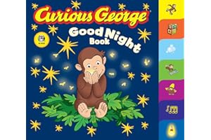 Curious George Good Night Book Tabbed Board Book: A Delightful Bedtime Board Book with Everyone's Favorite Curious Monkey