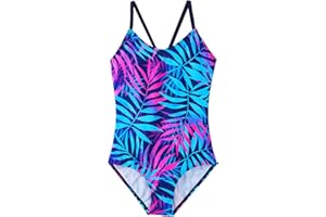 ZNYUNE Maillot de Bain Fille Bikini Anti-UV Enfant Combinaison de Natation Enfant Anti UV la baignade 3-11 Ans