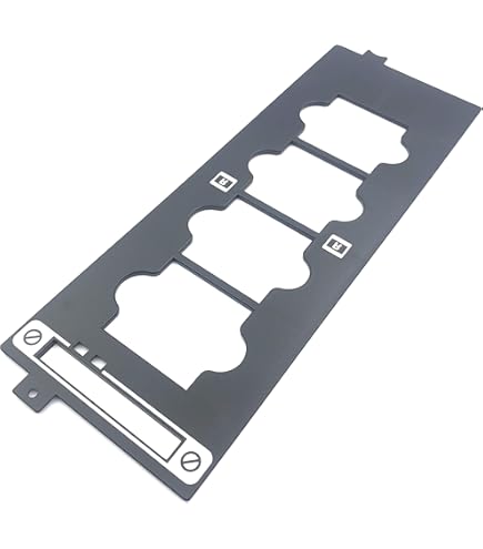 Portadiapositive Per Scanner Canon OKLILI QM3-2694-000 Support Photo 35 Mm Pour Film Négatif Et Guide De Couverture Compatible Avec Canon CanoScan 8000F 8400F 8800 8800F 9000 9000F Supporto Pellicola 35mm