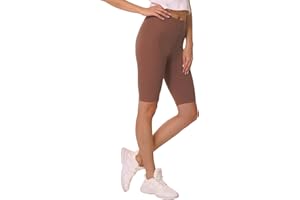 BeComfy Pantaloncini da Ciclista da Donna 1/2 Leggings in Cotone Pantaloncini Sportivi Corto al Ginocchio Opaco Rosso Nero Blu Giallo Grigio Grafite Bianco 36-56