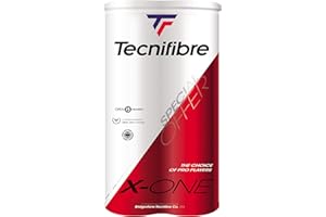 Tecnifibre X-One - Palline da Tennis, 4 pz, Colore: Giallo