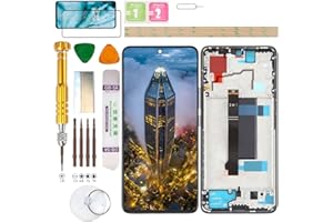 Gadget Troops (Fingerabdruckfrei) LCD-Display-Montage für Xiaomi Redmi Note 13 PRO (5G-Version) 2312DRA50G Bildschirm-Ersatz-Kit (Schwarz)