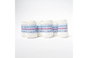 B.B.B. Filati - Amigurumi - Gomitolo filato puro cotone morbidissimo adatto per creare bambole e pupazzi lavabile in lavatrice per Ferri/Uncinetto: 3-4 Panna 151 6pz 300 gr