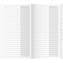 Rido/idé Wochenkalender 2025 - Ersatzkalendarium 87×153 Mm Mit Monatsplanern