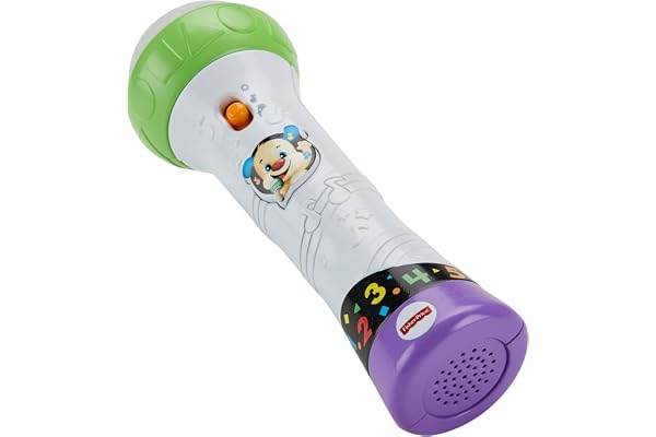 Fisher-Price Laugh & Learn Rock, microphone enregistreur, 18 mois et plus, Version: Allemande, FBP32