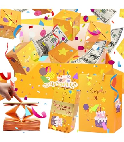 Boîte Cadeau Surprise De Noël, Boîte Cadeau Pop-up Explosion, Boîte Cadeau De Noël Surprise, Boîte Cadeau Pliable à Faire Soi-même, Album Photo Rebondissant Pour Cadeaux De Noël Et De Mariage (vert X