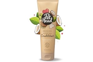 COMPANY OF ANIMALS Pet Head Dog Conditioner, Sensitive Soul Conditioner for Dogs with Sensitive Skin, Hypoallergenic Coconut, Brown, 90122A, 250 ml (Pack of 1)