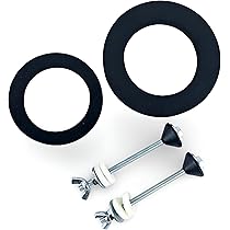 Kit Fissaggio WC/Bidet AERZETIX - Viti Ø6x70mm E Tasselli Ø10x50mm, Per Pavimento - Foto 2