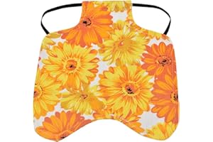 Sparklenut Hühnersattel Tretschutzweste,Doppelte Verdickung Warnweste für Hühner, Kleidung Geflügelenne Sattel Schürze Halter ,Für Huhn Und Ente Rückenschutz Jacke (Sunflower)
