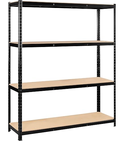 Shelf Creations Schwerlastregal 200x50x60cm - 5 Böden Steckregal Für Garage & Keller