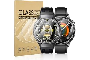 Diruite 4 Piezas Protector Pantalla para HUAWEI Watch GT 6 Pro/5 Pro/GT 5 46mm/GT 4 46mm Cristal Templado HD Protector Reloj