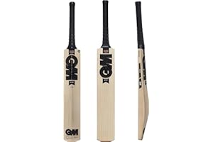 Gunn & Moore Gm Noir Signature English Willow Cricket Bat, Full Size - Short Handle (Includes Extra Gm Bat Grip)