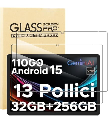 Schutzfolie Für Doogee Tab E3 Pro 13 Zoll – 2 Stück, 9H Gehärtetes Glas, Kratzfest, Anti-fingerprint, HD Klar