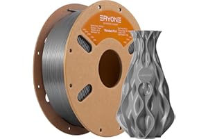 Filamento ERYONE PLA 1,75 mm, filamento PLA para impresora 3D, 0,03 mm, 1 kg/bobina, Agata Grigia