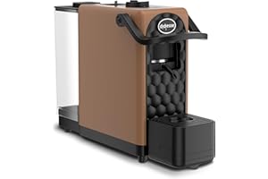 Didiesse Macchina Caffè Cialde, Macchina Espresso DarkSide - Caffè Intenso e Aromatico senza rinunciare a Praticità e Design, Serbatoio 1.3 L, Basso Consumo (650W), Compatta e Leggera - Colore Bronzo