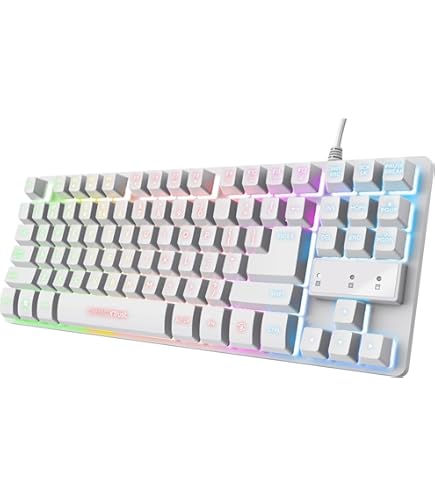 Mars Gaming Mktklpt, Clavier Gaming H-Mech, Éclairage Rgb 8 Effets
