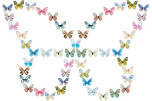 SUNNYCLUE 1 Box 96Pcs 16 Colors Butterfly Resin Charms Colorful 3D Mini Butterfly Cabochons Flatback Slime Charms for Women Brooch Nails Jewelry Making Crafts Phone Decor Accessories